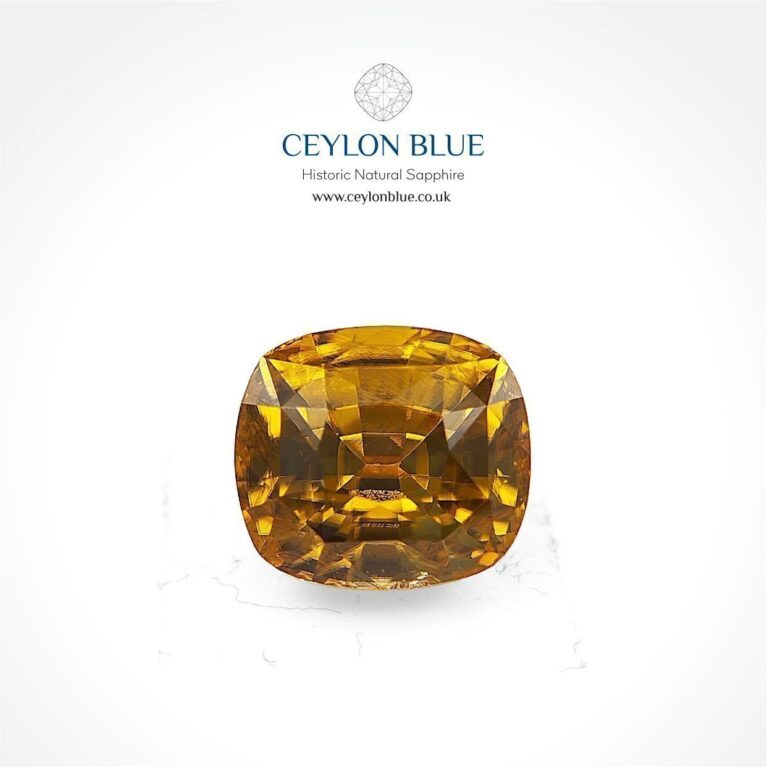 Yellow Zircon 5.20ct Cushion Shape - CB 0183