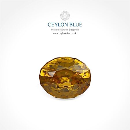 Yellow Zircon 3.70ct Oval Shape - CB 0184