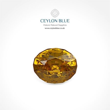 Yellow Zircon 3.70ct Oval Shape - CB 0184