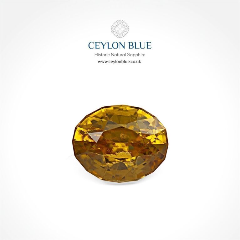 Yellow Zircon 3.70ct Oval Shape - CB 0184