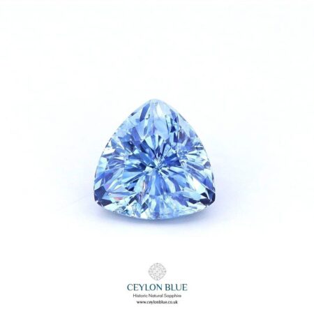 Blue Sapphire Unheated Electric Blue Trillion Shape 2p30 CB 0257