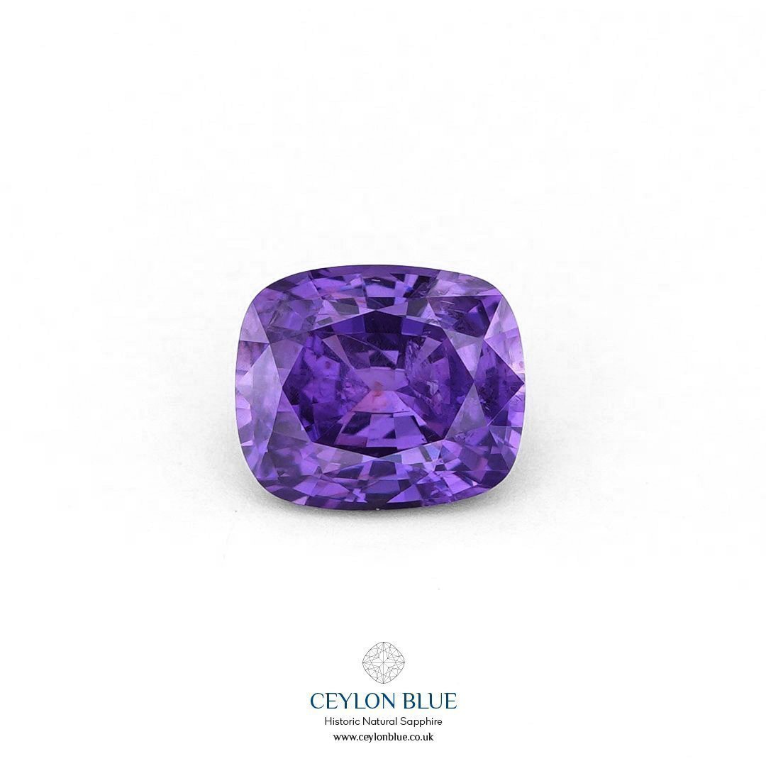 Purple Sapphire Unheated Cushion Shape 1.40ct CB 0241
