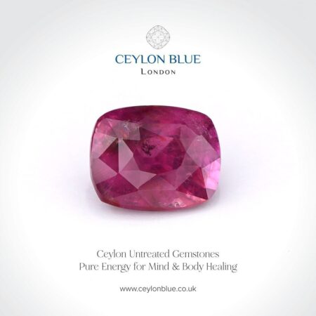 Ruby Gemstone Ceylon Royal Red Ruby 2.50 Ct - CB 0328 Natural Unheated