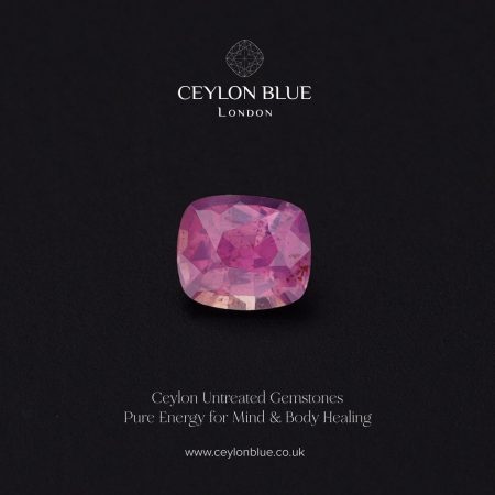 Natural Pink Sapphire Gemstone Unheated Oval Shape 0.43ct (CB 0334)