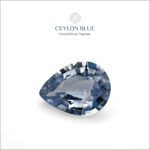 Light Blue Sapphire Gemstone 1.50ct Pear Shape - CB 0033