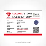 Blue Sapphire Gemstone 0.37ct Round Shape - CB 0030 - Image 4
