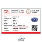 Blue Sapphire Unheated Cushion Shape 1.96ct CB 0239 - Image 3