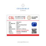 Blue Sapphire Unheated Cushion Shape 2.85ct CB 0259 - Image 2