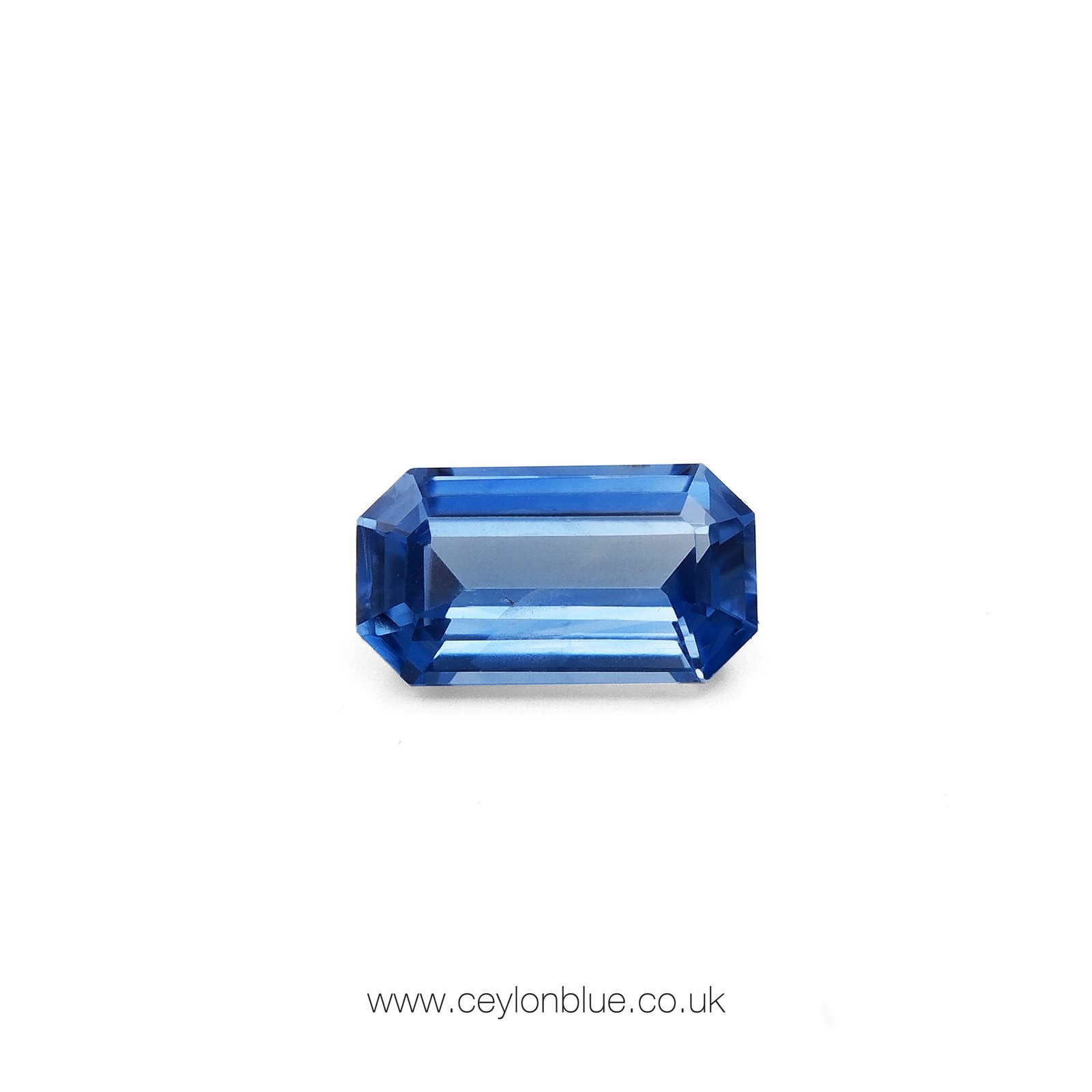CB 0003-Sky-Blue-Sapphire-Long-Octagon-Heated-1p05-H-1 Sky Blue Sapphire 1.05ct Long Octagon Shape - CB 0003 - Image 1
