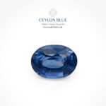 Cornflower Blue Sapphire 0.75ct Oval - CB 0104