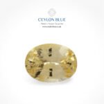 Light Yellow Sapphire 1.25ct Oval Shape - CB 0121