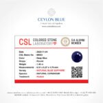 Deep Blue Sapphire 1.46ct Round Shape - CB 0169 - Image 4