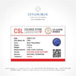 Royal Blue Sapphire 1.33ct Round Shape - CB 0170 - Image 4