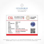 Sky Blue Sapphire 1.30ct Round Shape Unheated- CB 0177 - Image 4