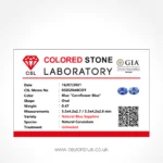 Cornflower Blue Sapphire | Oval Shape | Pair | CB 0004 - Image 2