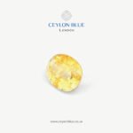 Natural Yellow Sapphire Gemstone Unheated Ceylon Oval Shape 2.15ct - CB 0285 - Image 2