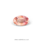 Padparadscha Sapphire Unheated Oval 1.60ct - CB 0287