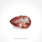 Padparadscha Sapphire 0.59ct Pear Shape - CB 0006