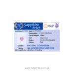 Natural Pink Sapphire Gemstone Unheated Oval Shape 1.23ct (CB 0335) - Image 2