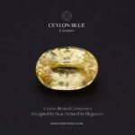 Natural Unheated Yellow Sapphire – 1.98ct Oval Cut Loose Gemstone (CB 0333)