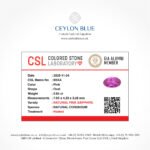 Pink Sapphire 0.85ct Oval Shape - CB 0166 - Image 4