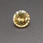 Natural Yellow Sapphire Gemstone Unheated Ceylon Round Shape 1.61ct - CB 0468